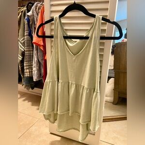 Sage green American Eagle tank top
